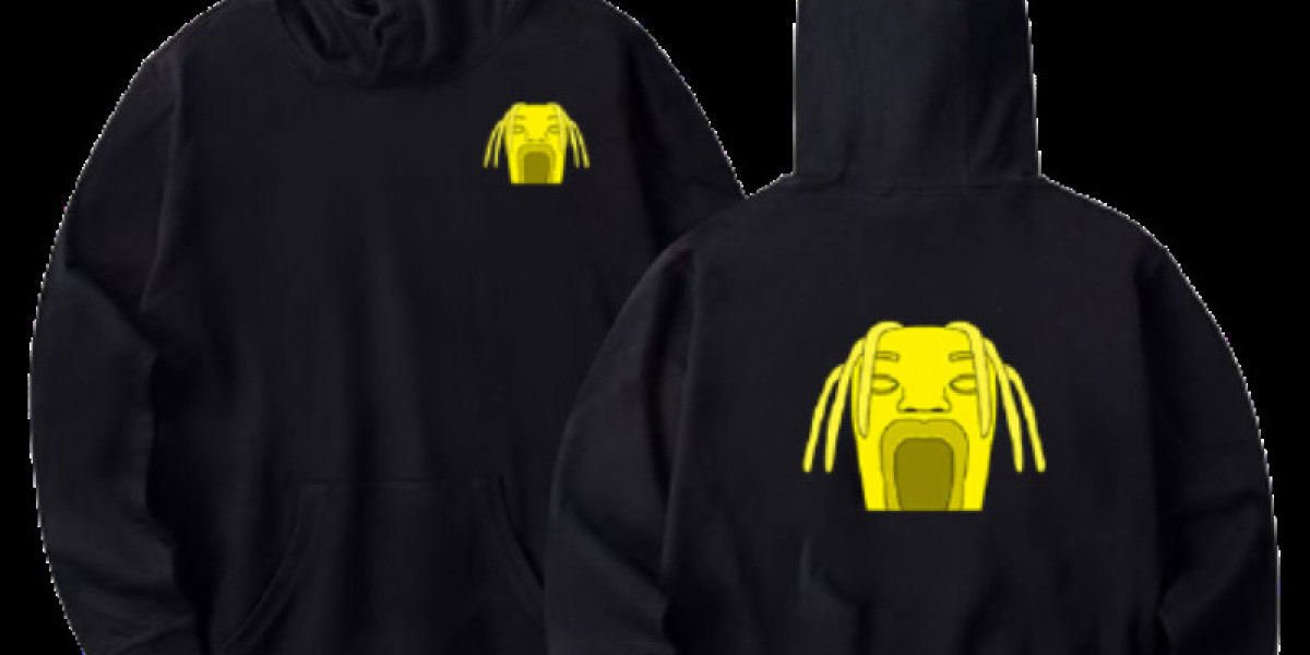 Astroworld Yellow Skull Hoodie Bold Travis Scott Streetwear Essential