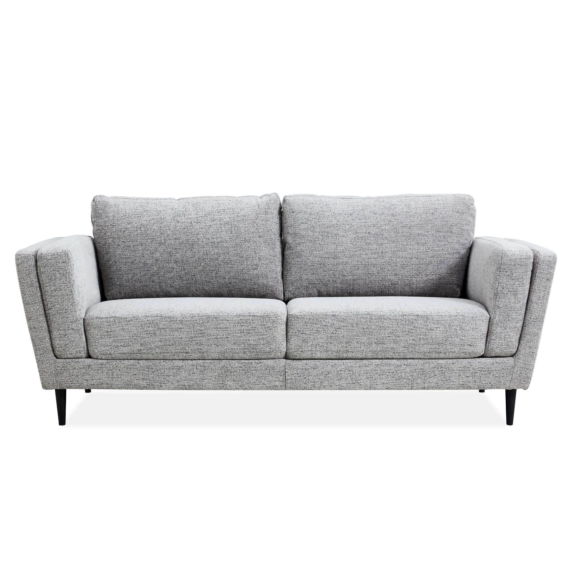 Skylar 3 Seater Sofa Fabric Uplholstered Lounge Couch - Pepper | V315-VOL-NORM-02 | OZZY DECOR